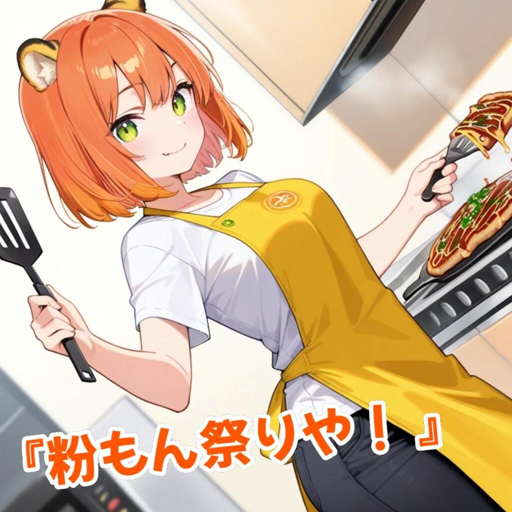 『粉もんでけたで～』虎崎ススメ【粉もん祭りや！】