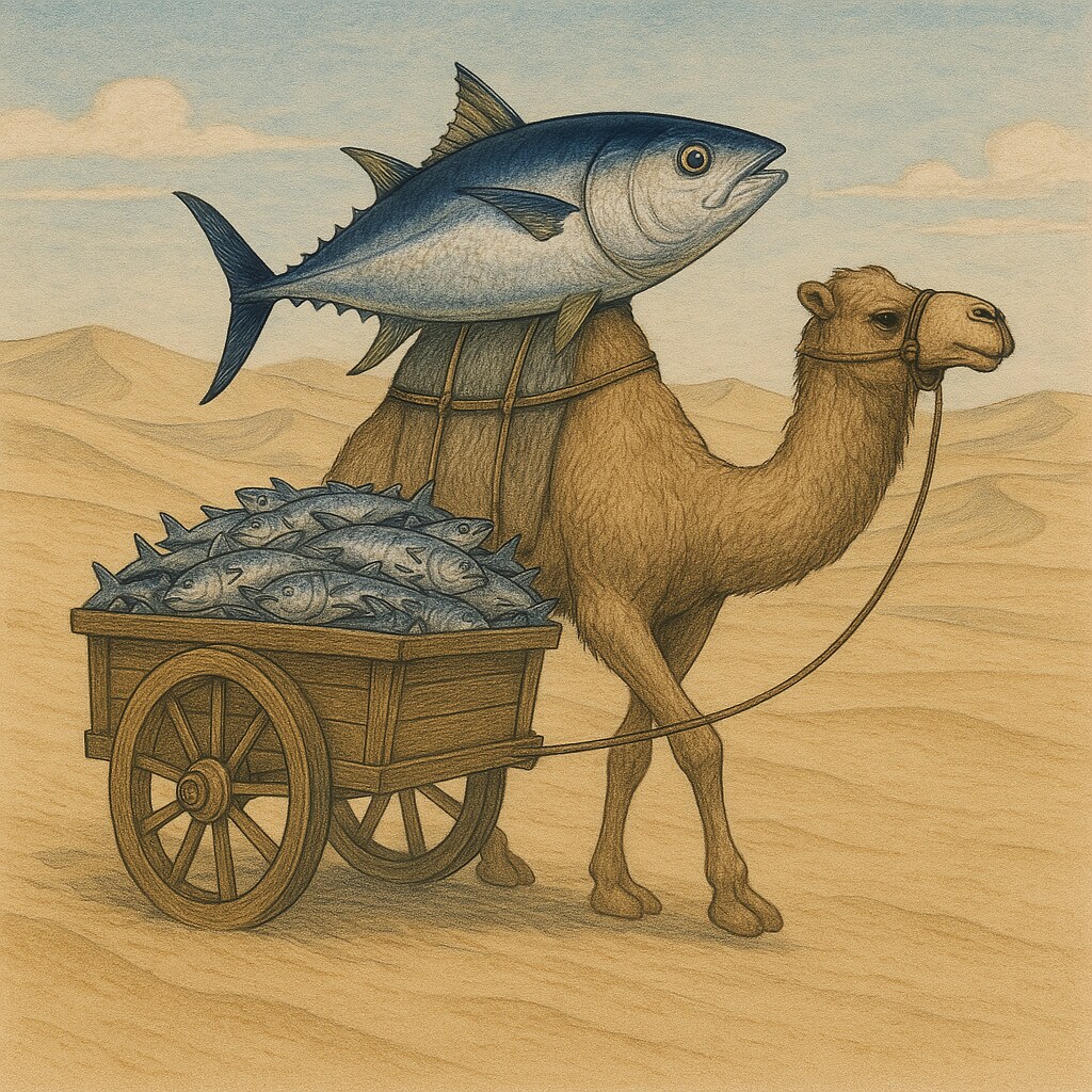 きっと魚も…🐟🐫