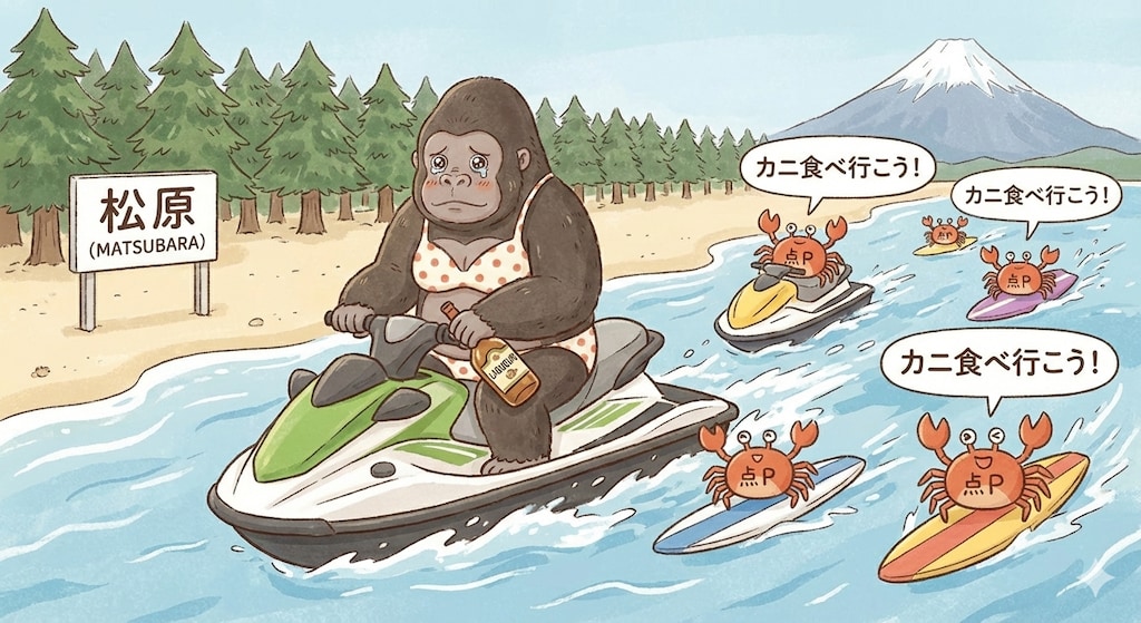 センチメンタルゴリラさんとカニ食べ行こう🦀