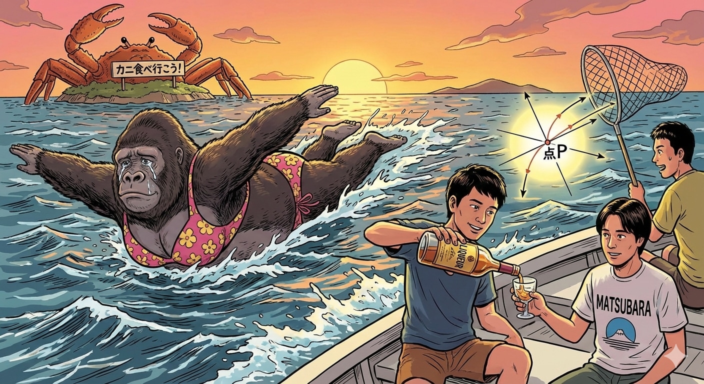 センチメンタルゴリラさんとカニ食べ行こう🦀 | の人気AIイラスト・グラビア