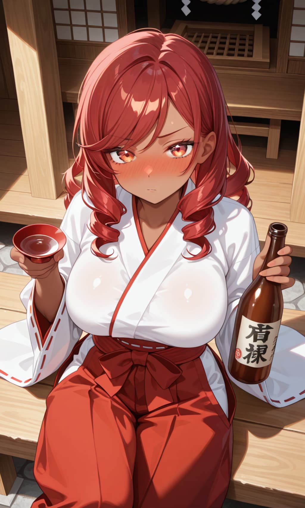 【うちの町】阿黒神社5人の巫女