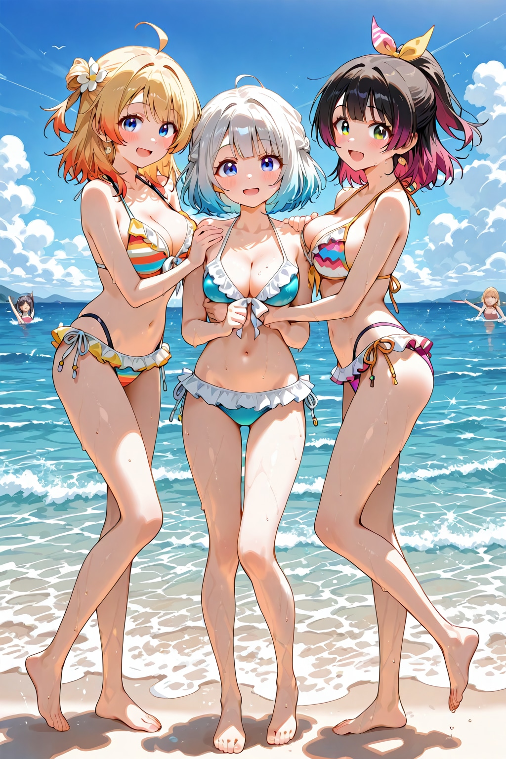 水着の彼女たち