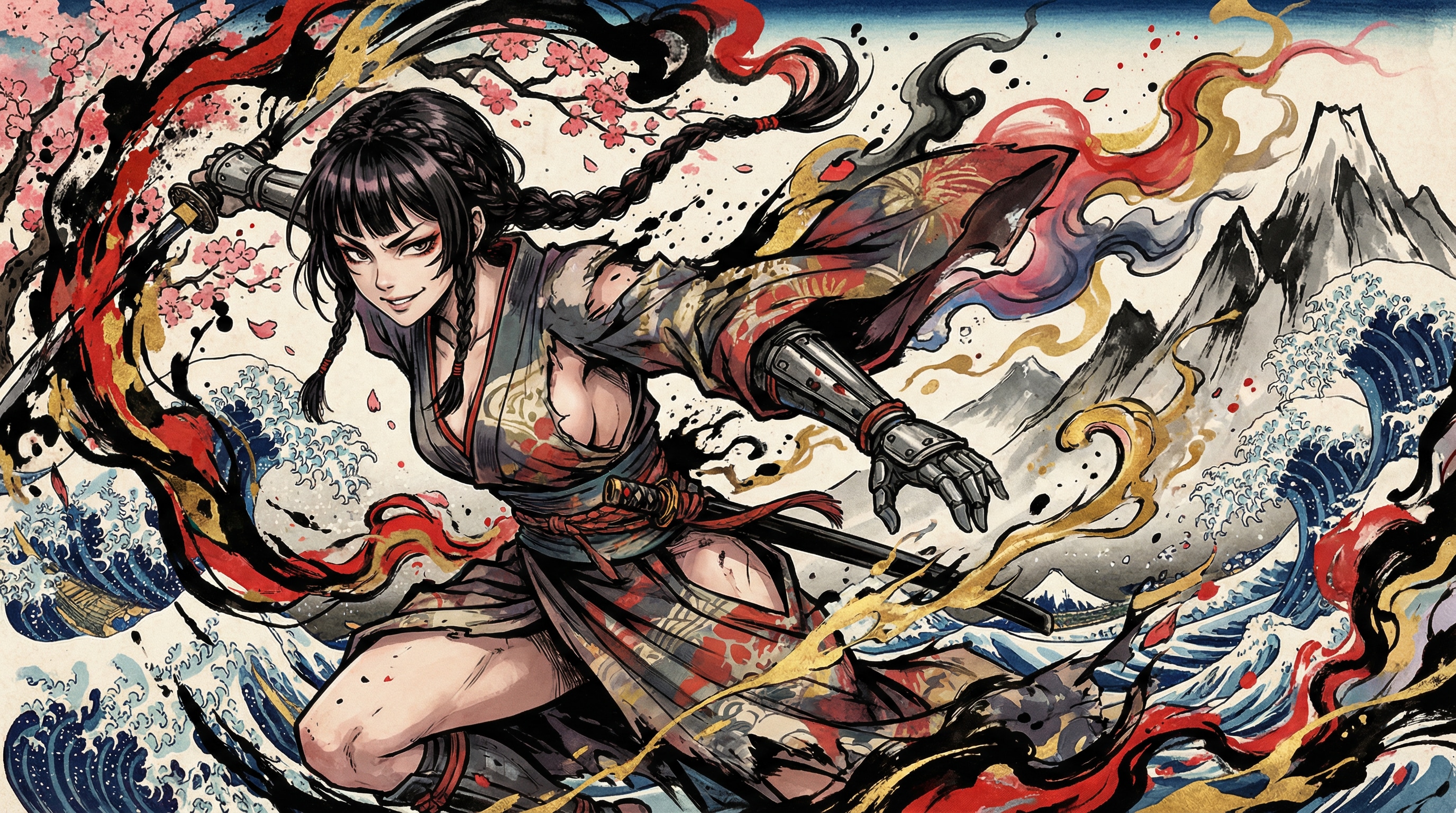 侍ガール Vol.03 | の人気AIイラスト・グラビア