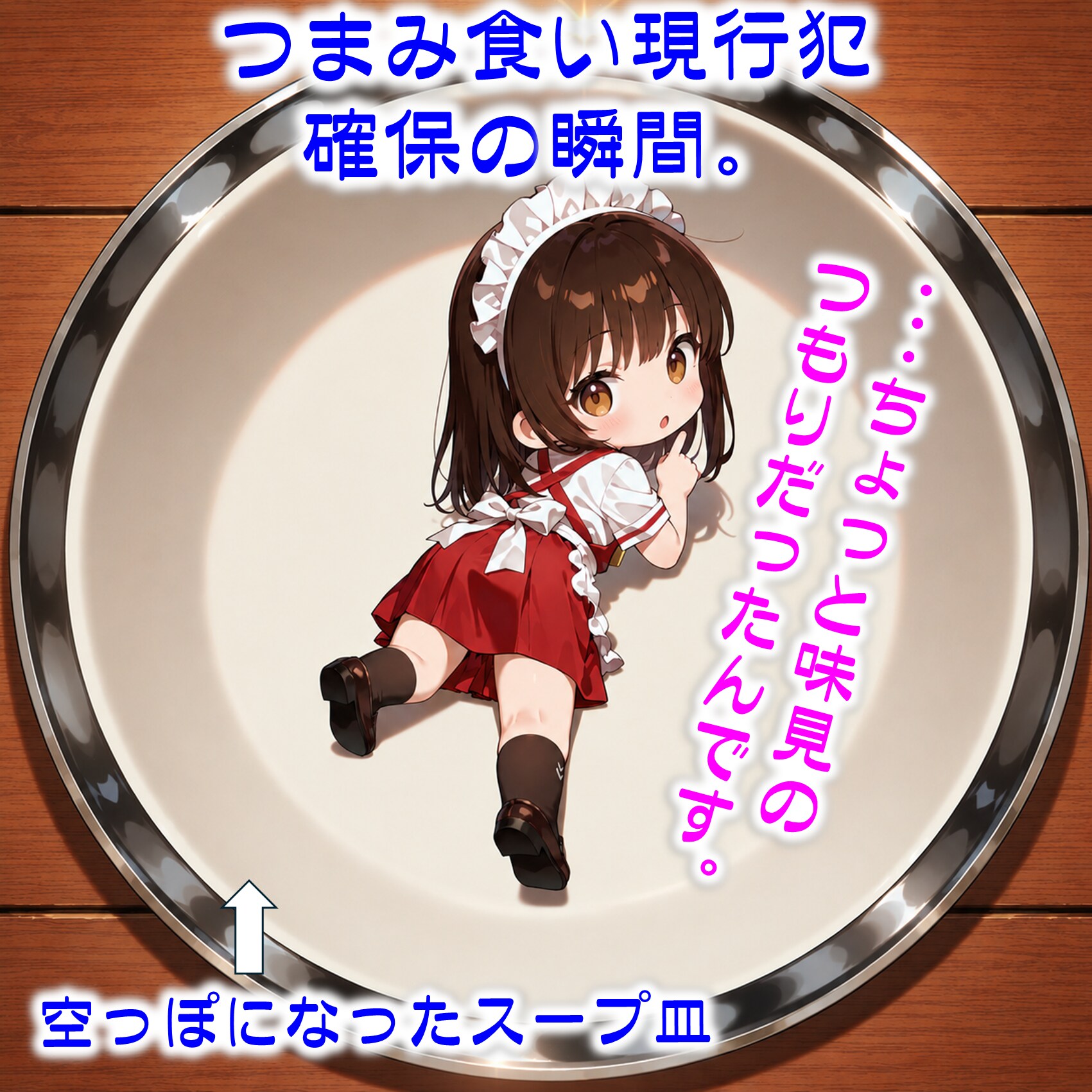 スープ、全部いっちゃいました…