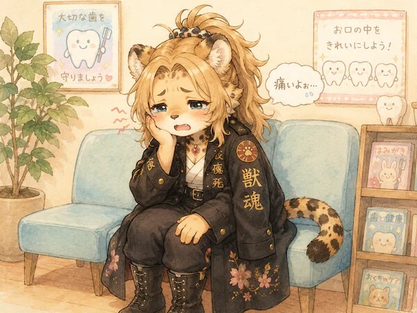 【再掲】けもの暴走族のリーダーむしばになる | の人気AIイラスト・グラビア