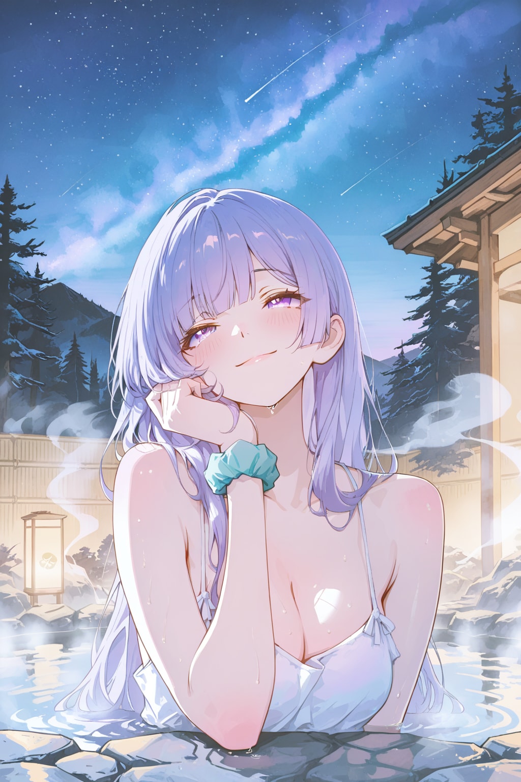 気持ちいいですね❤️あ❤️見て下さいご主人様❤️流れ星🌠(的なやつ❗️)です❤️