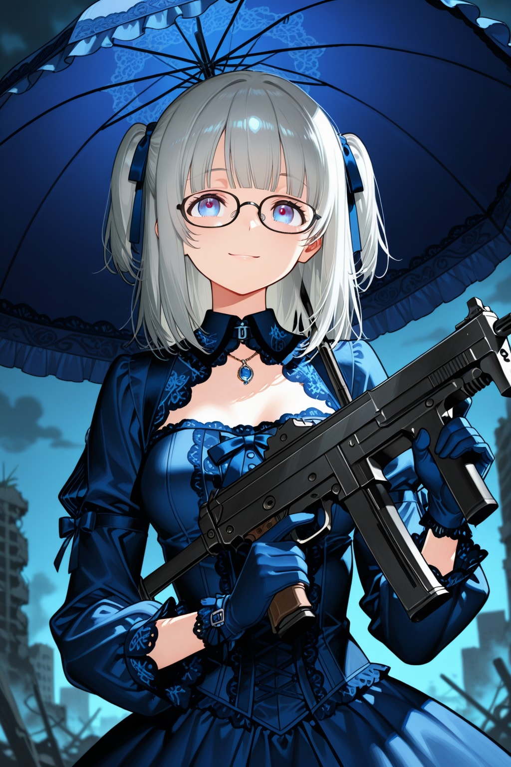 「撃ちますか？撃ちませんか？」参　　　　　　　　　　　　　　　🦊スグニフ・ロニツ・カルネ🦊 ９９ | の人気AIイラスト・グラビア