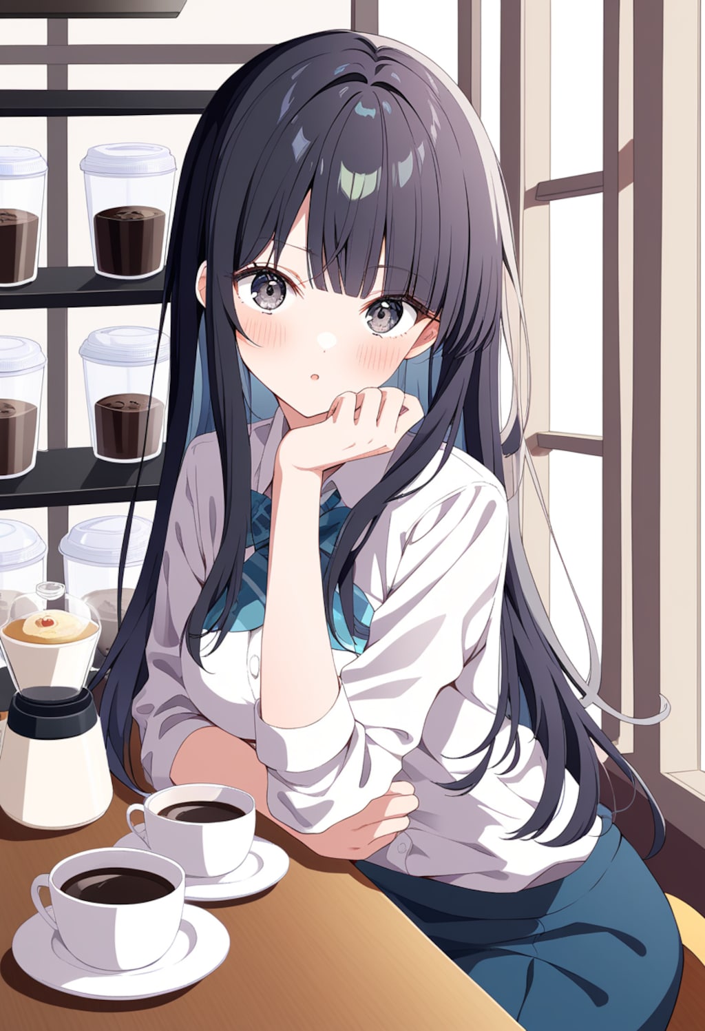 黒髪ロングの娘