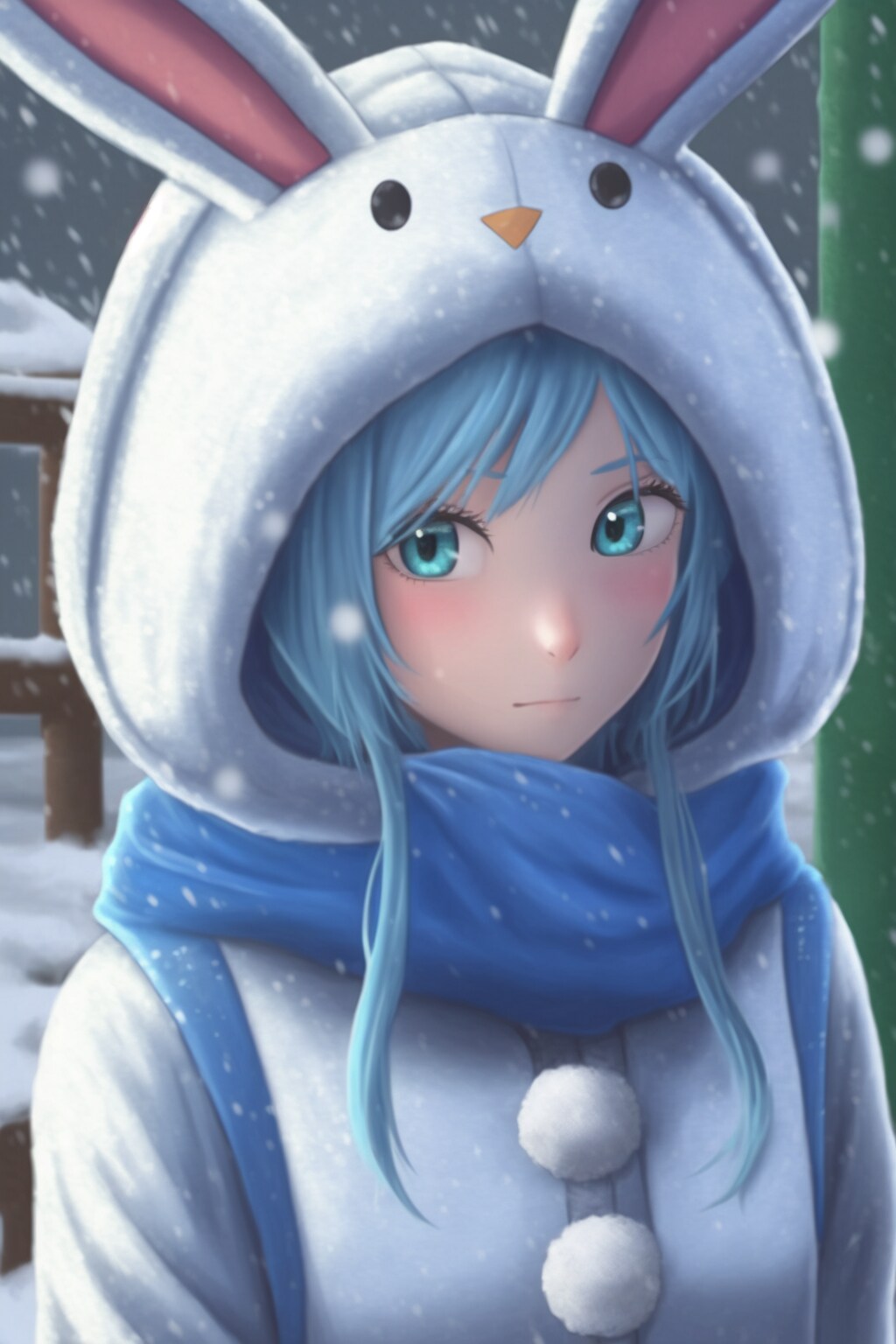 ふわふわうさ着ぐ