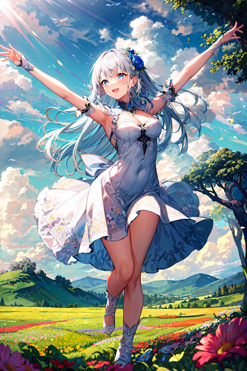 みんな、ありがとう！全身で表現してみたっ