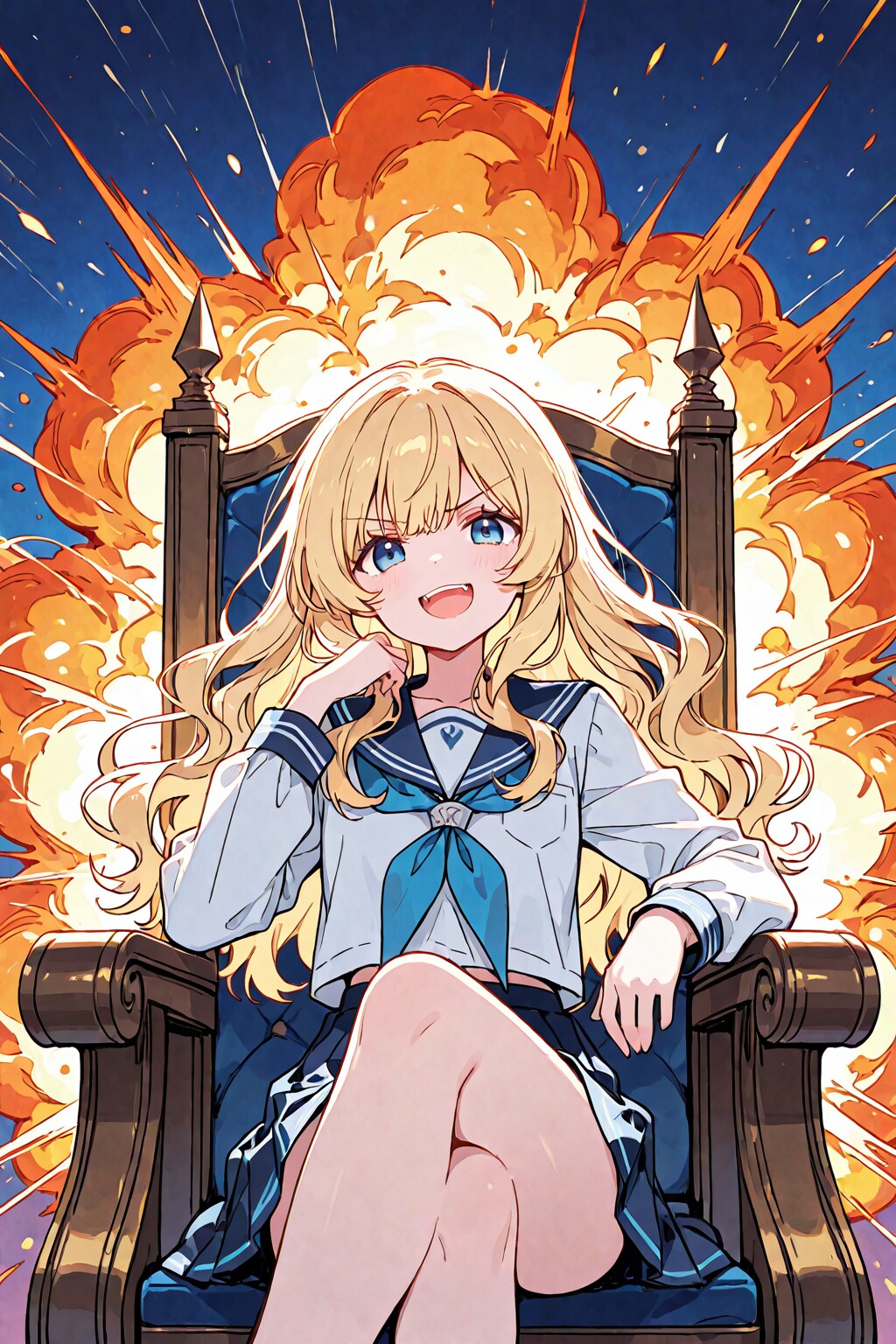 フラットな爆発