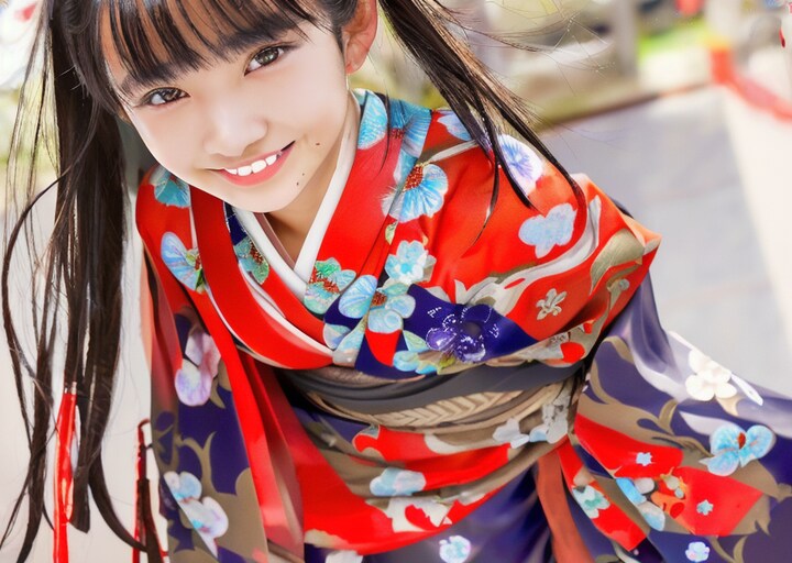 ひな祭りーでぇ着物姿