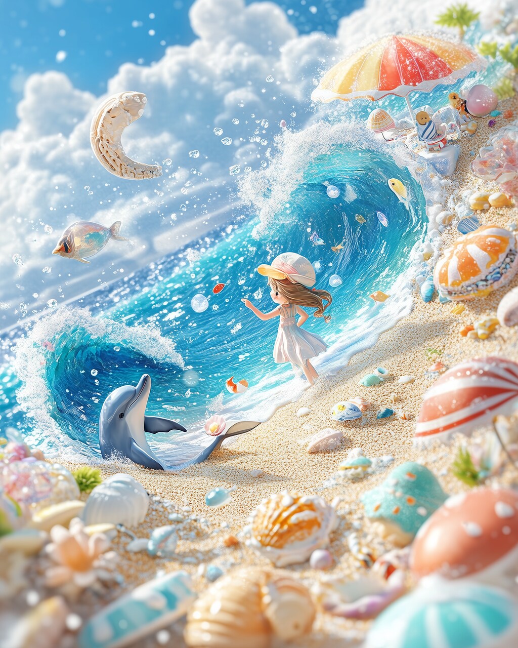 ファンタジックなビーチデー