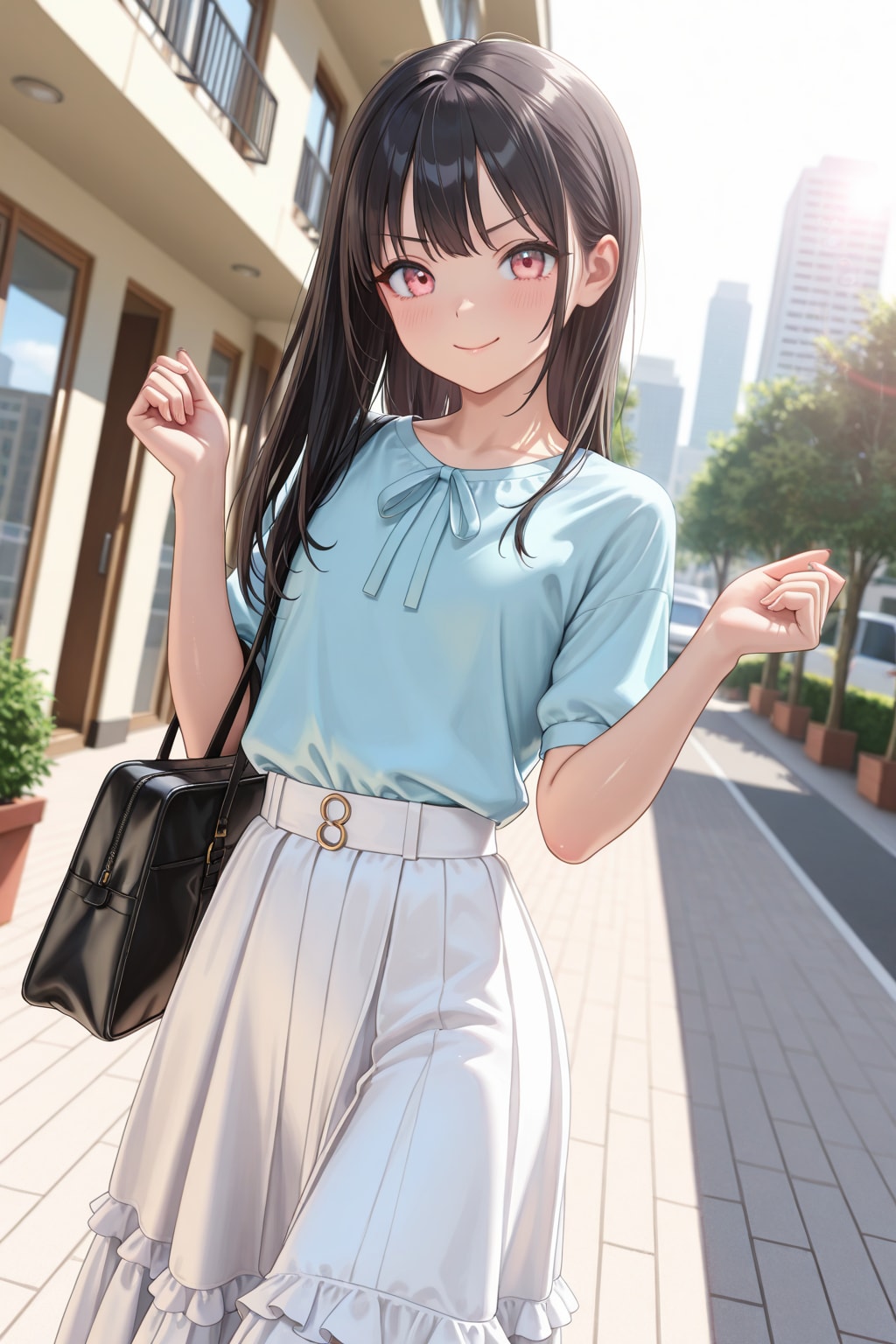 【本日の板野ちゃん】「ロングスカートかわいい♡」