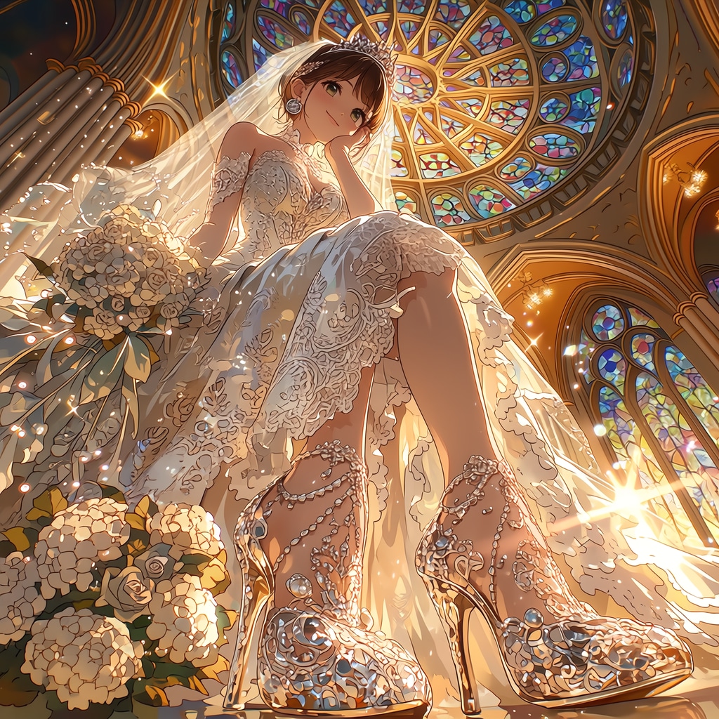 夕暮れの花嫁