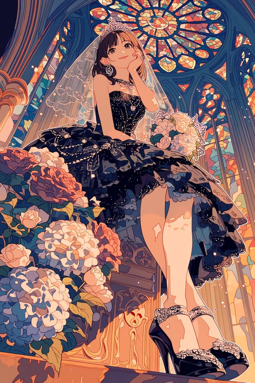 夕暮れの花嫁