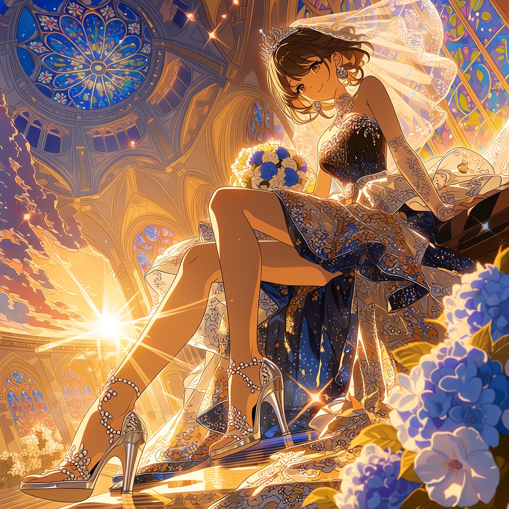夕暮れの花嫁