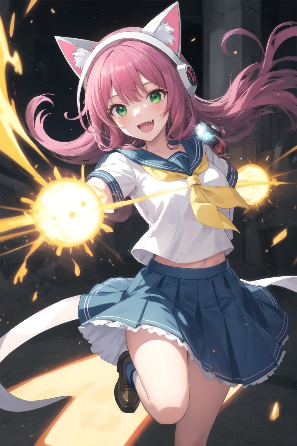 手が光るようになりましたよ