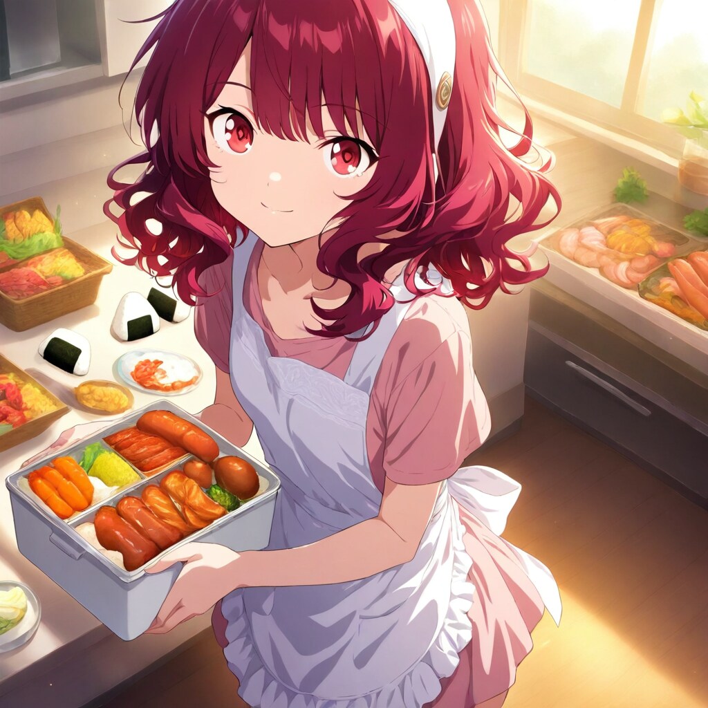 レンちゃん特製お弁当 | の人気AIイラスト・グラビア