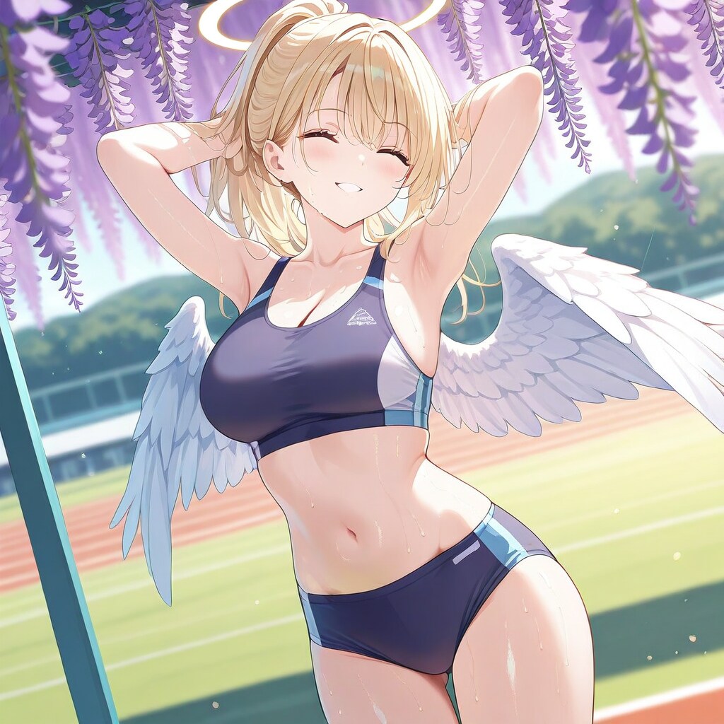 藤の花と紫陸セパ天使さん！