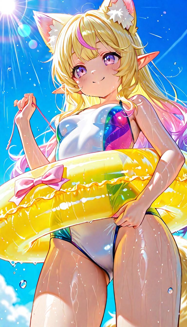 11枚）青空と浮輪①