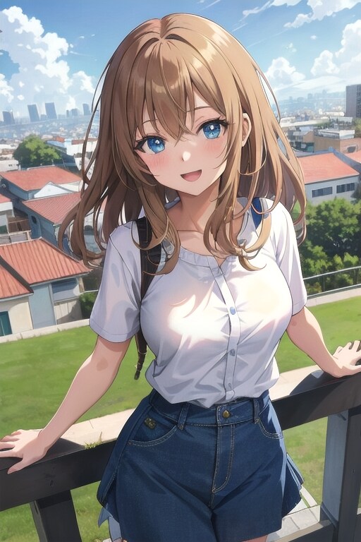 見晴らしの良い場所 | の人気AIイラスト・グラビア