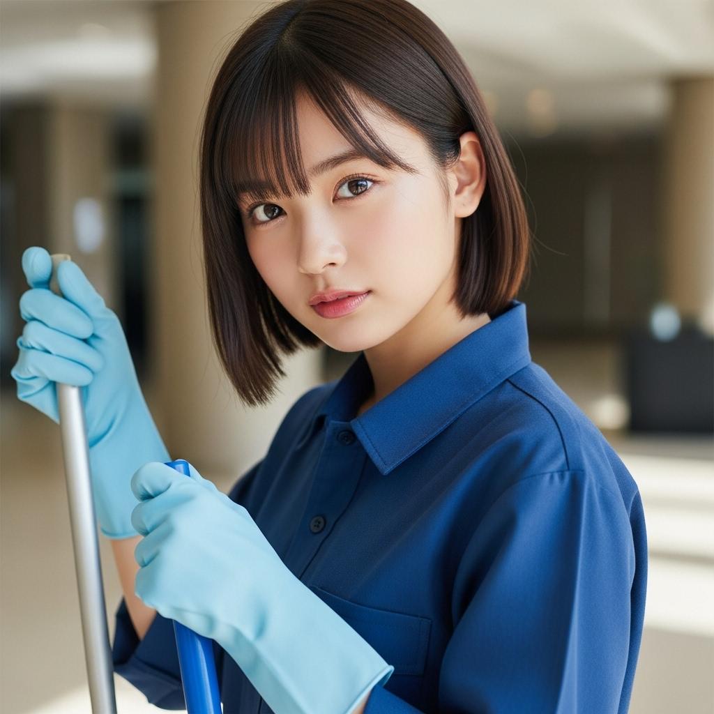 お色気清掃員