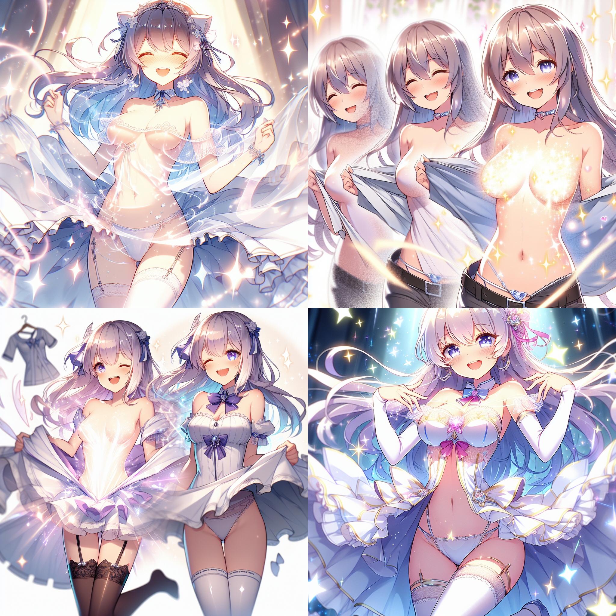 銀髪ロングちゃん
