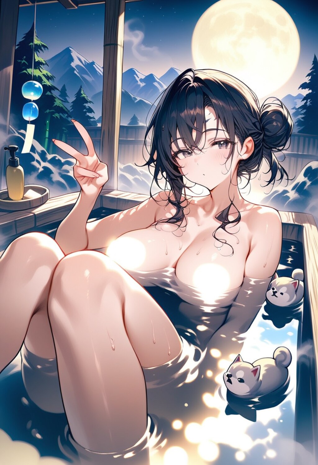 小説『メタモル爺→ミッドナイトバスタイム』【ニャンノ世界】