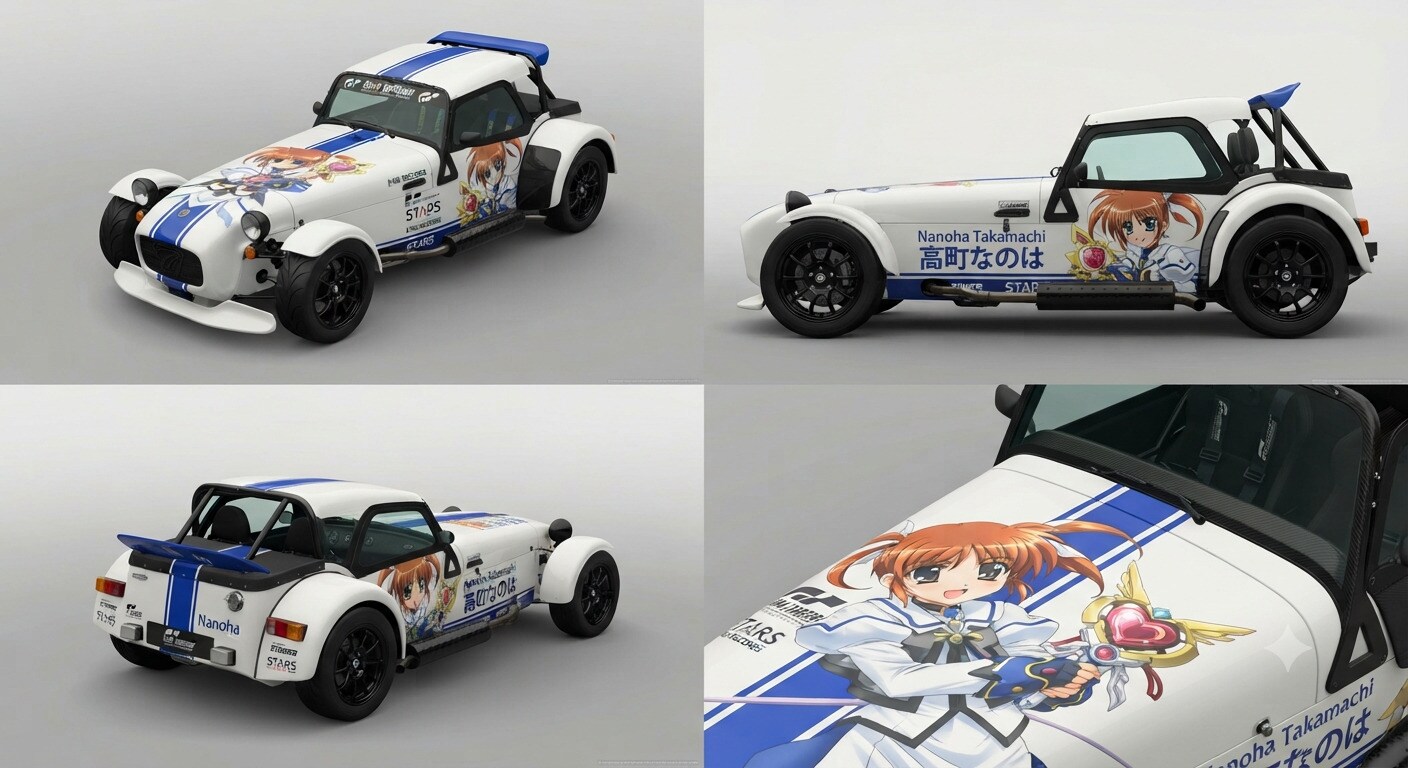 高町なのは痛車ケーターハム | の人気AIイラスト・グラビア