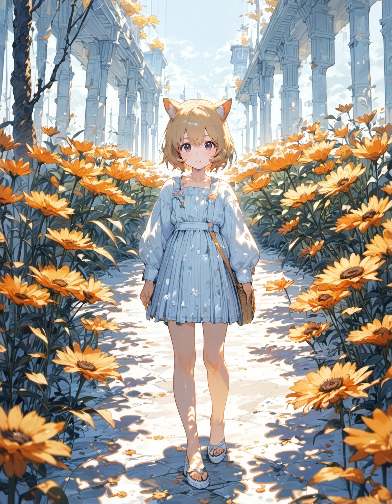 A Path Too Bright for Footsteps | の人気AIイラスト・グラビア