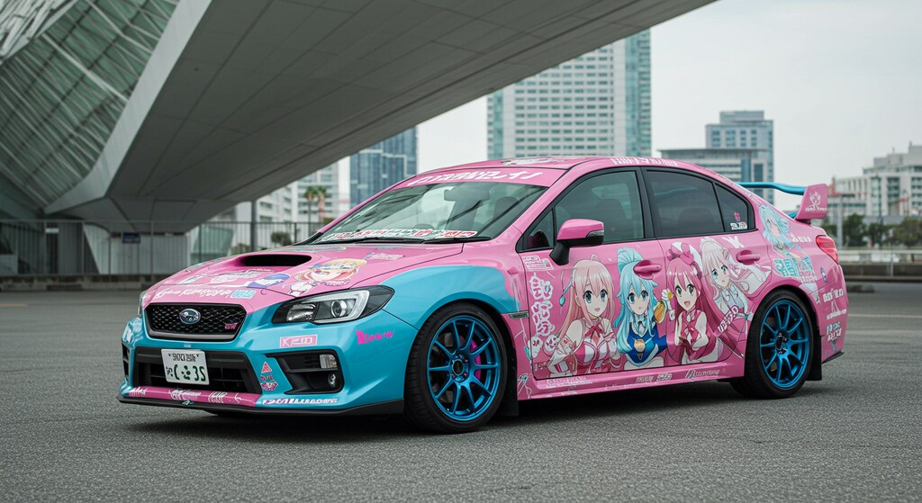 アニメ痛車WRX