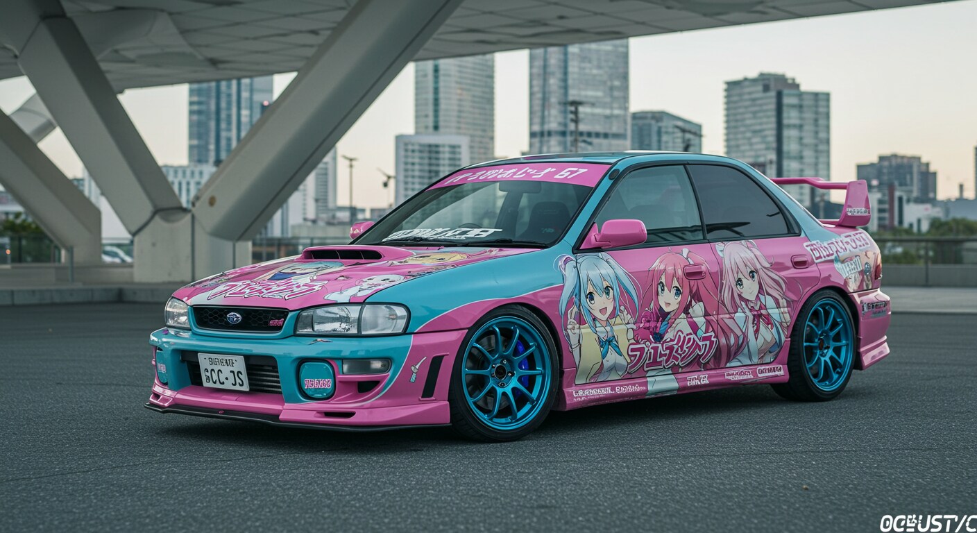 アニメ痛車WRX | の人気AIイラスト・グラビア