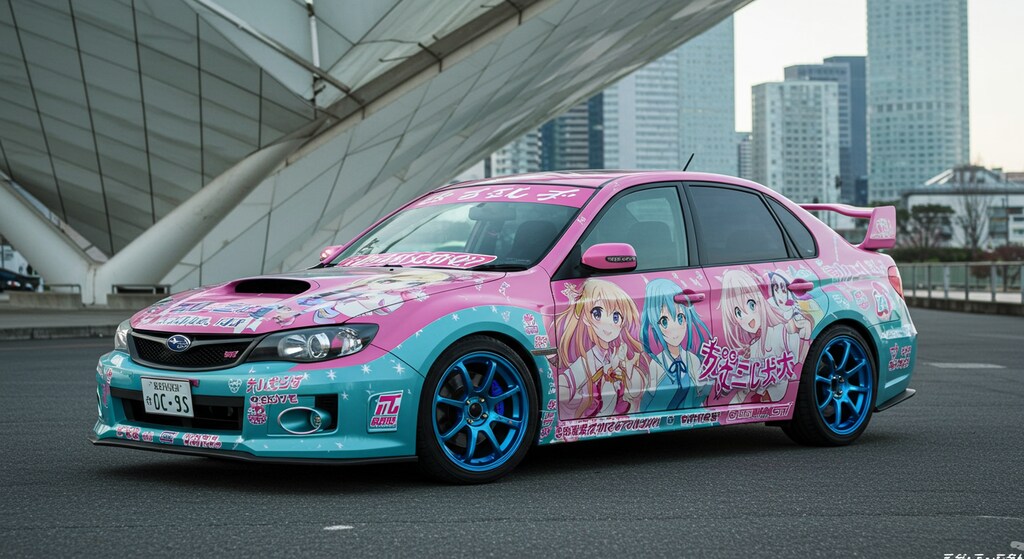 アニメ痛車WRX