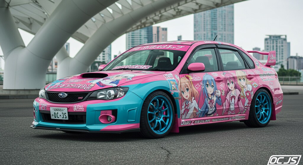 アニメ痛車WRX