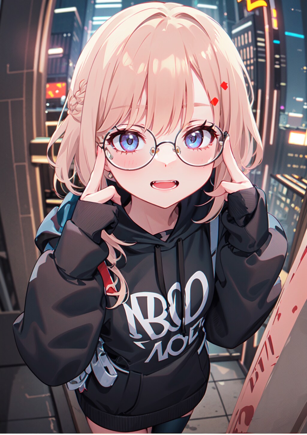 新しいメガネ…似合う？
