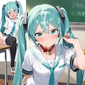 初音ミクをオナティッシュに 2枚目