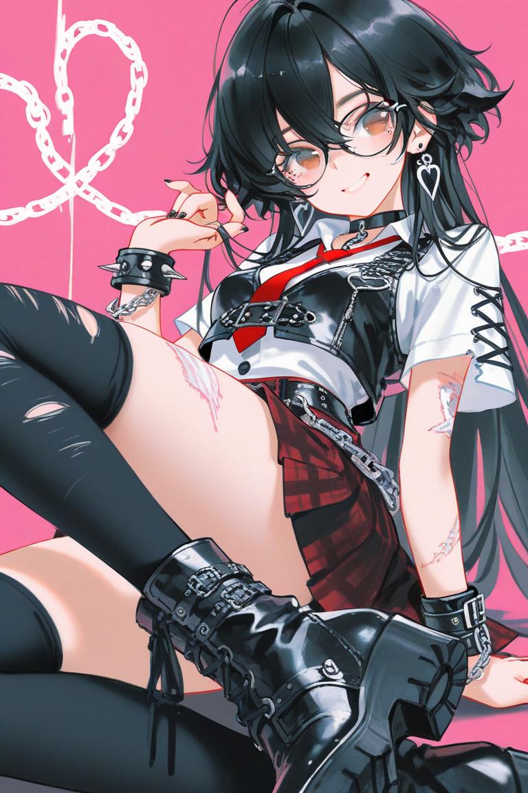 <うちの子ちゃん>PUNKⅡ | の人気AIイラスト・グラビア