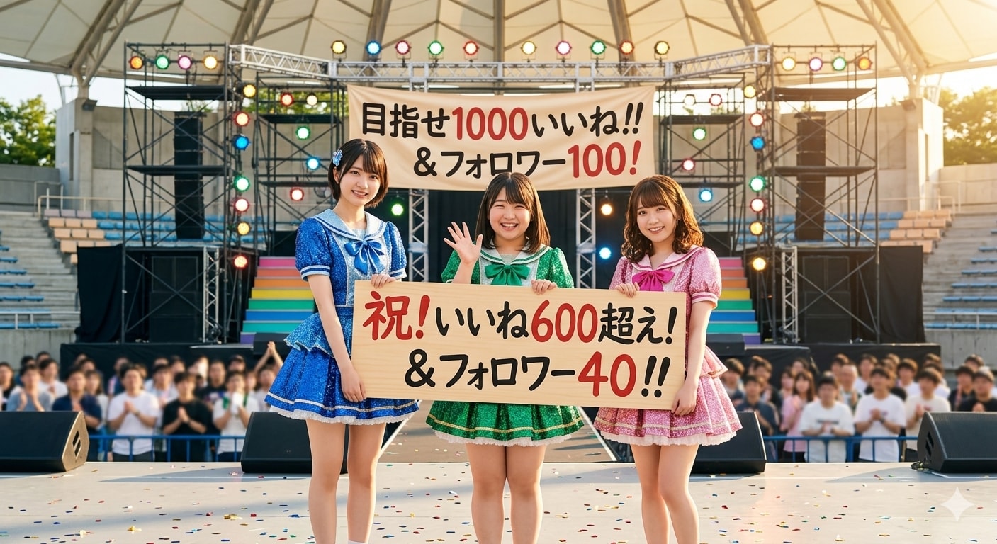 祝！いいね600超え＆フォロワー40です！！