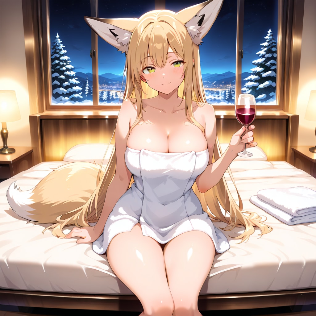 お風呂上がりの乾杯！