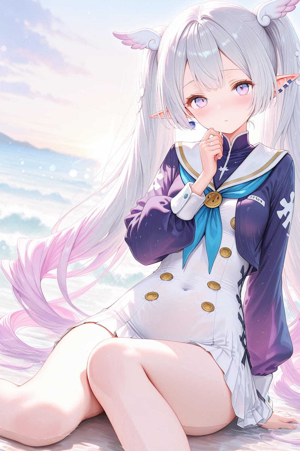 波打ち際 | の人気AIイラスト・グラビア