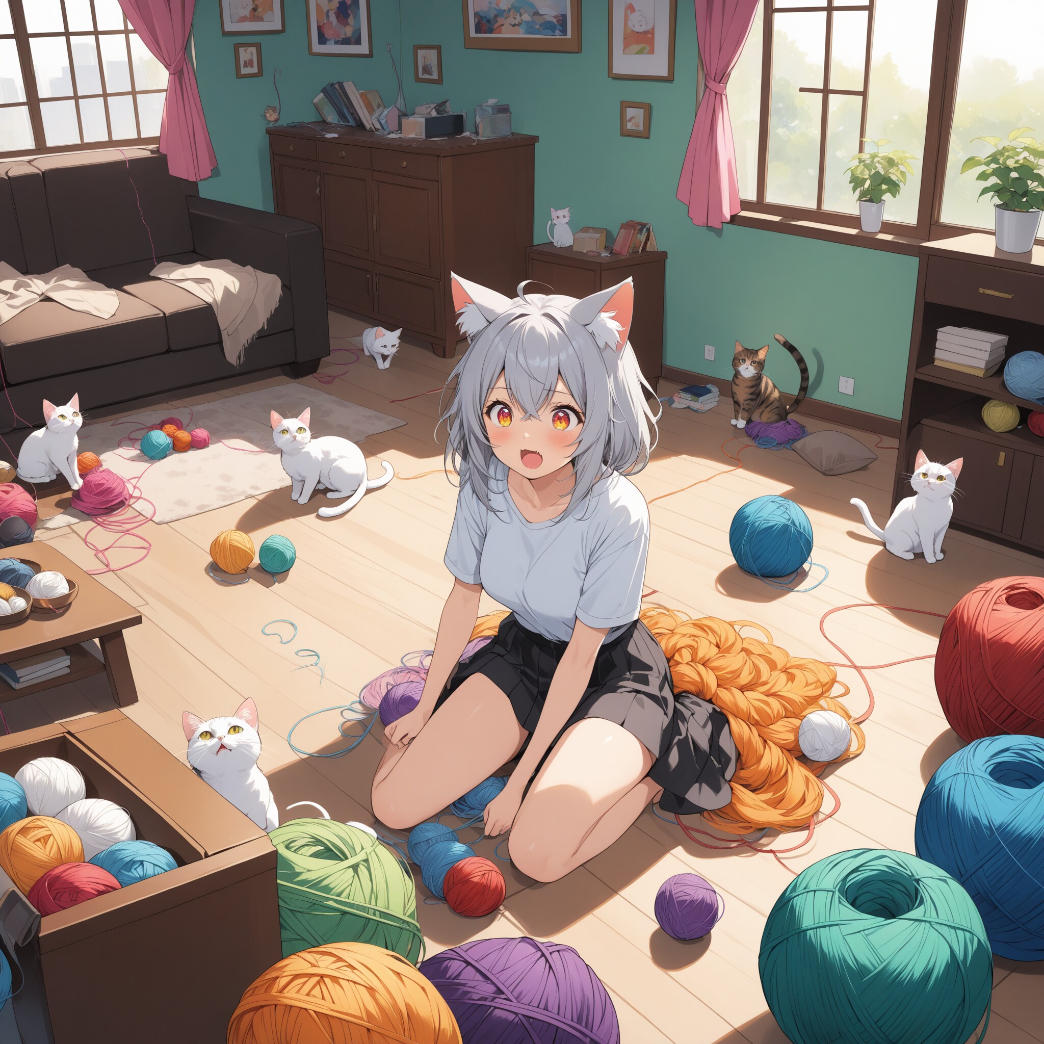 猫部屋 | の人気AIイラスト・グラビア