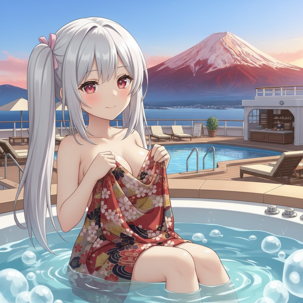 白ツイさん。2月23日 #富士山の日 #ふろしきの日