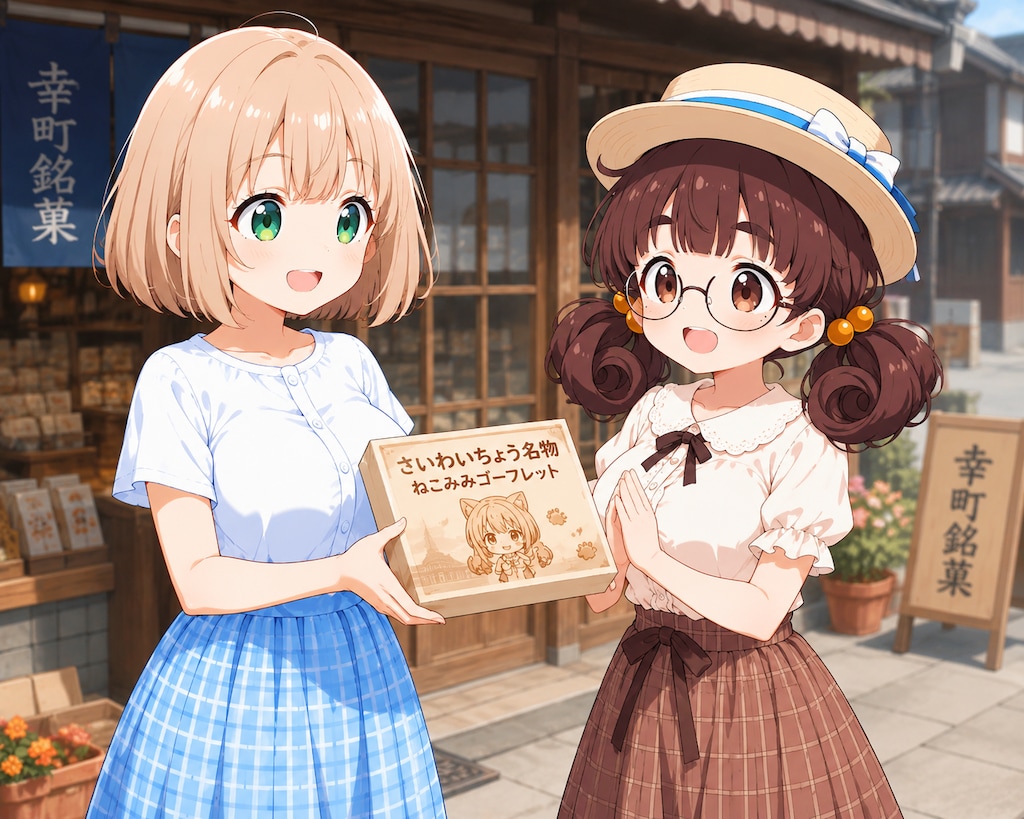 くるりちゃん、ようこそ咲岩伊町へ！