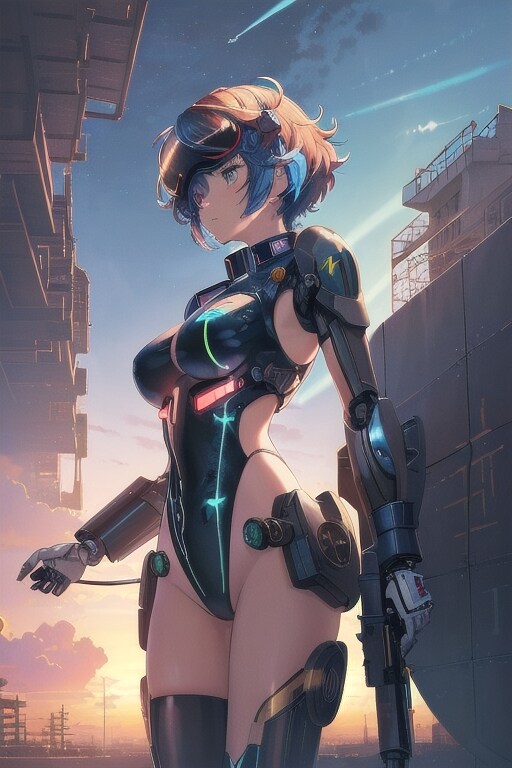 新型義体アンドロイド・蒼