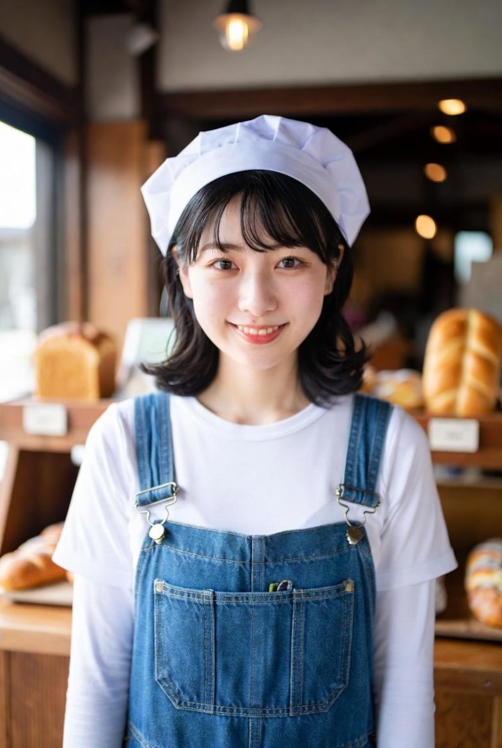 パン屋の店員さん、、、