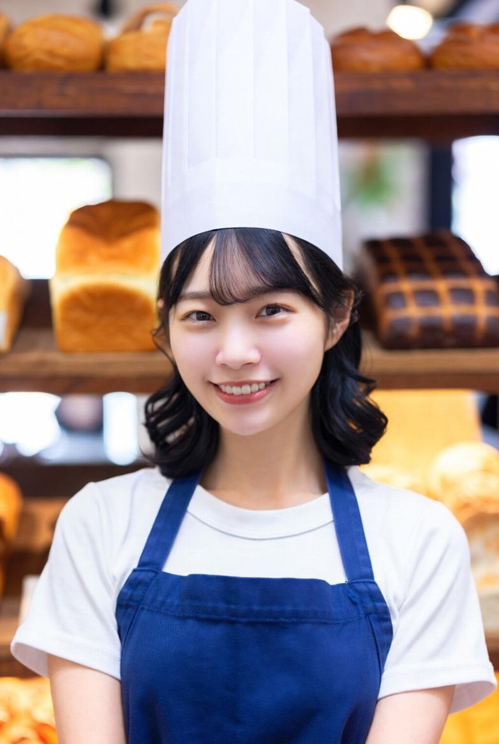 パン屋の店員さん、、、