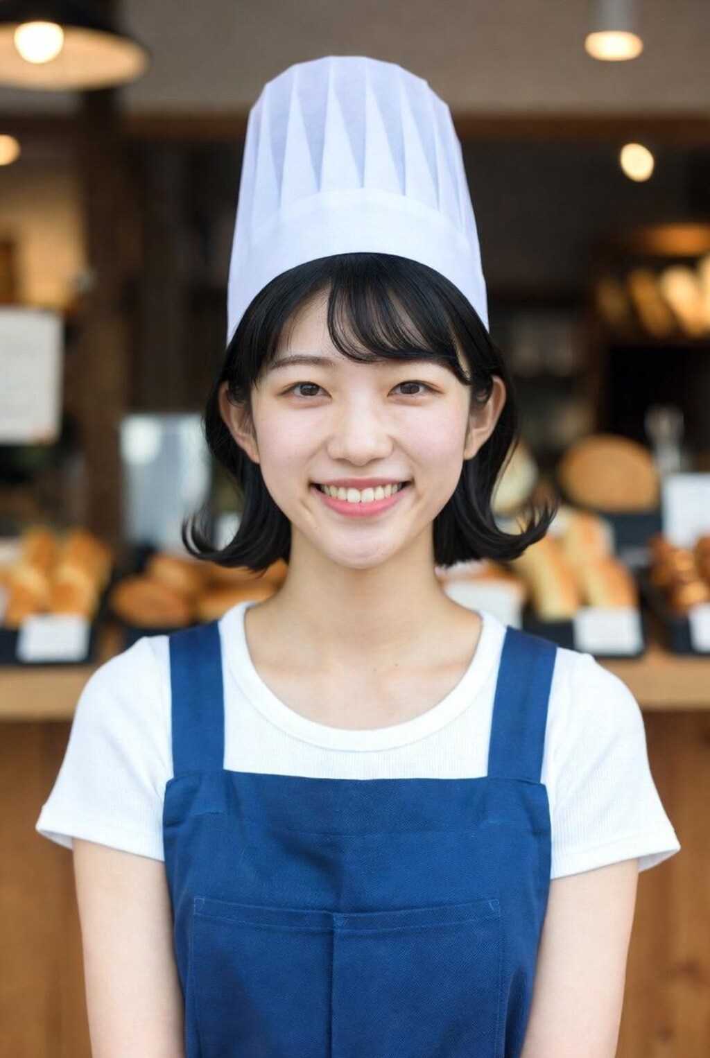 パン屋の店員さん、、、