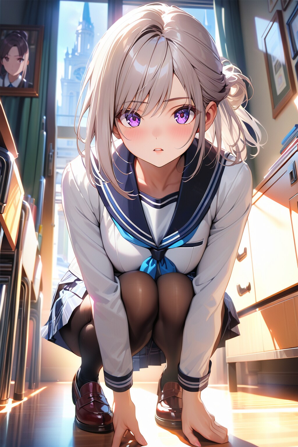 （５４５HQ）銀髪ちゃんJK