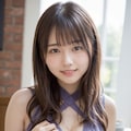 ニットドレスの女性 2 3枚目